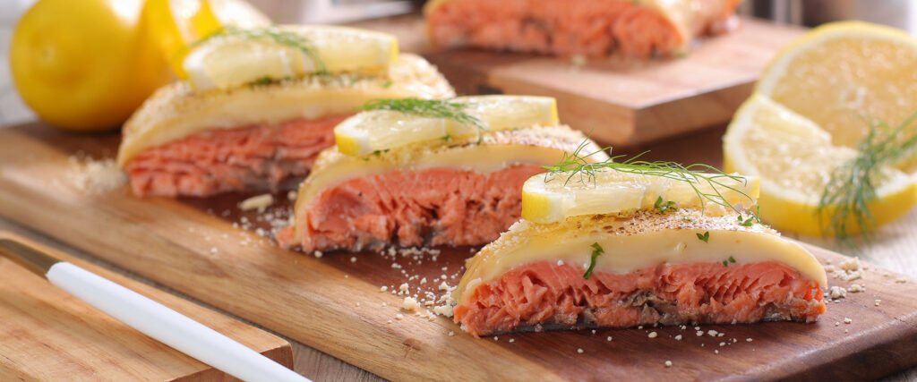 Baked Cheese Salmon